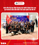 SINH VIÊN KIẾN TRÚC BDU ĐẠT THÀNH TÍCH TẠI FESTIVAL KIẾN TRÚCXV