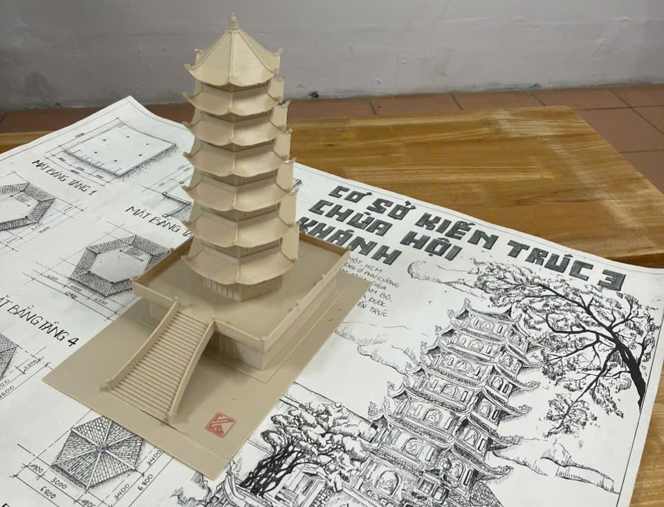 ỨNG DỤNG CÔNG NGHỆ IN 3D TRONG GIẢNG DẠY NGÀNH KIẾN TRÚC TẠI BDU