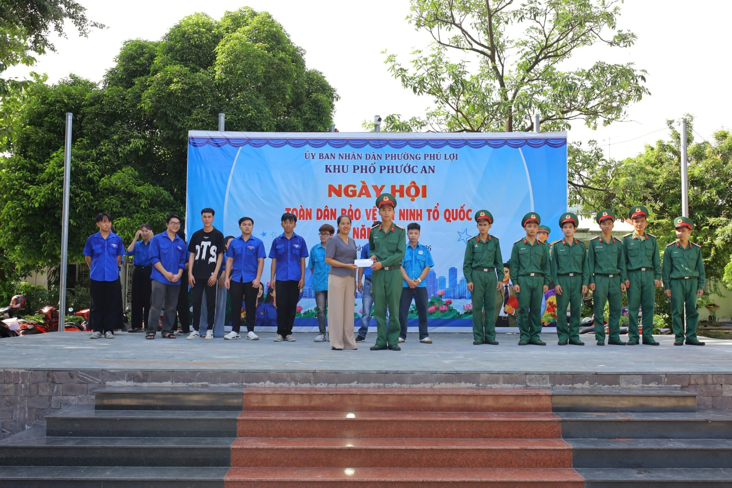 Đoàn Khoa Kiến trúc - Xây dựng tham gia Ngày hội Toàn dân bảo vệ an ninh Tổ quốc năm 2026
